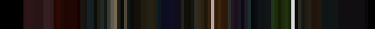 A barcode of colors from the vid World Turning