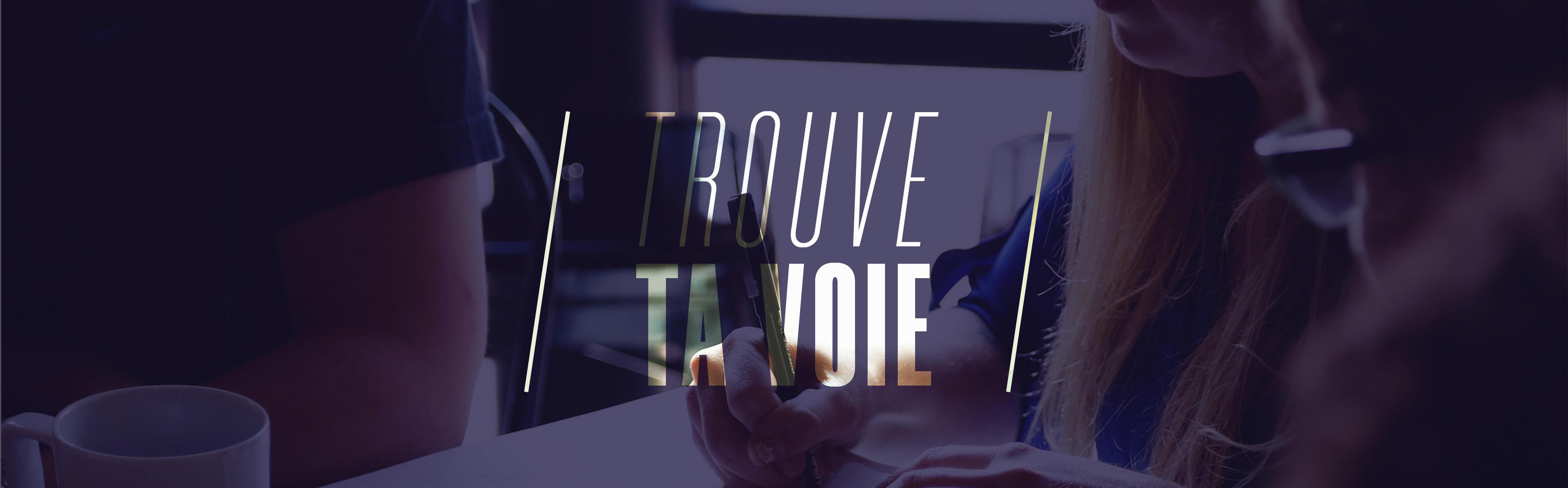 Interface de Trouve ta voie