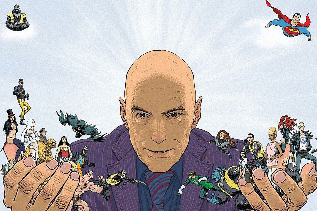 Грант Моррисон и его герои. Источник: comicsalliance.com