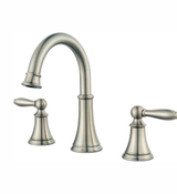 image Pfister Courant 8 in Widespread 2-Handle Bathroom Faucet in Brushed Nickel