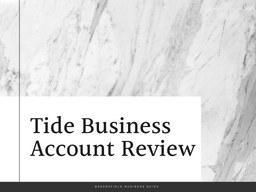 Tide business account review