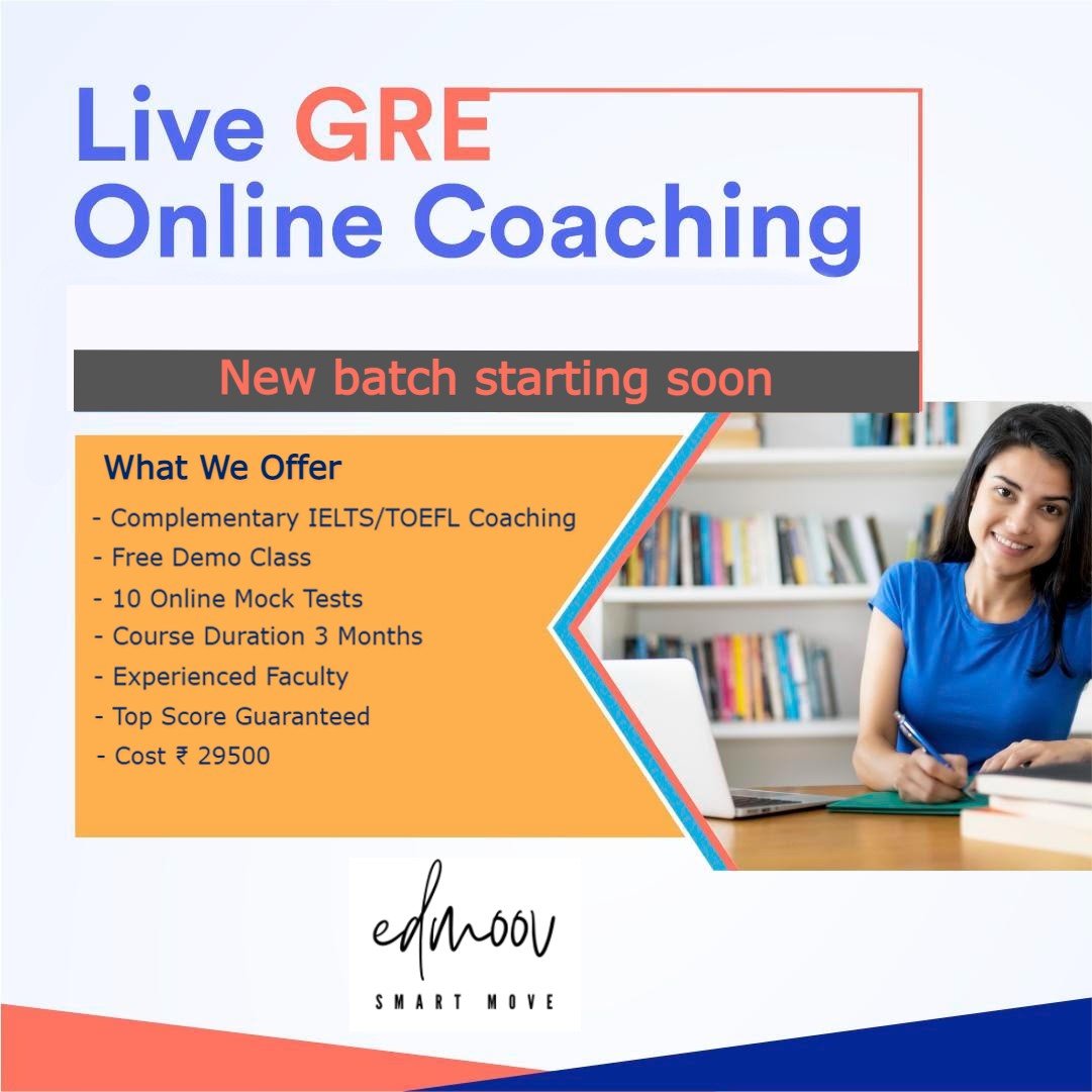 GRE Coaching - Edmoov