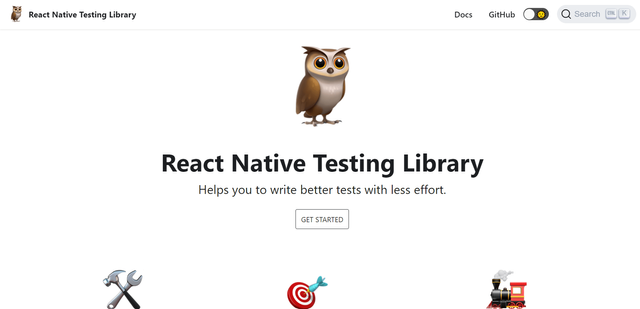 React Native Testing Library