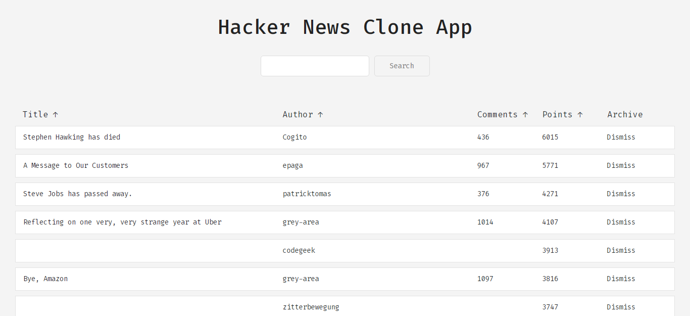 Hacker News App