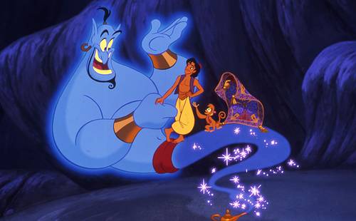 The genie in Aladdin