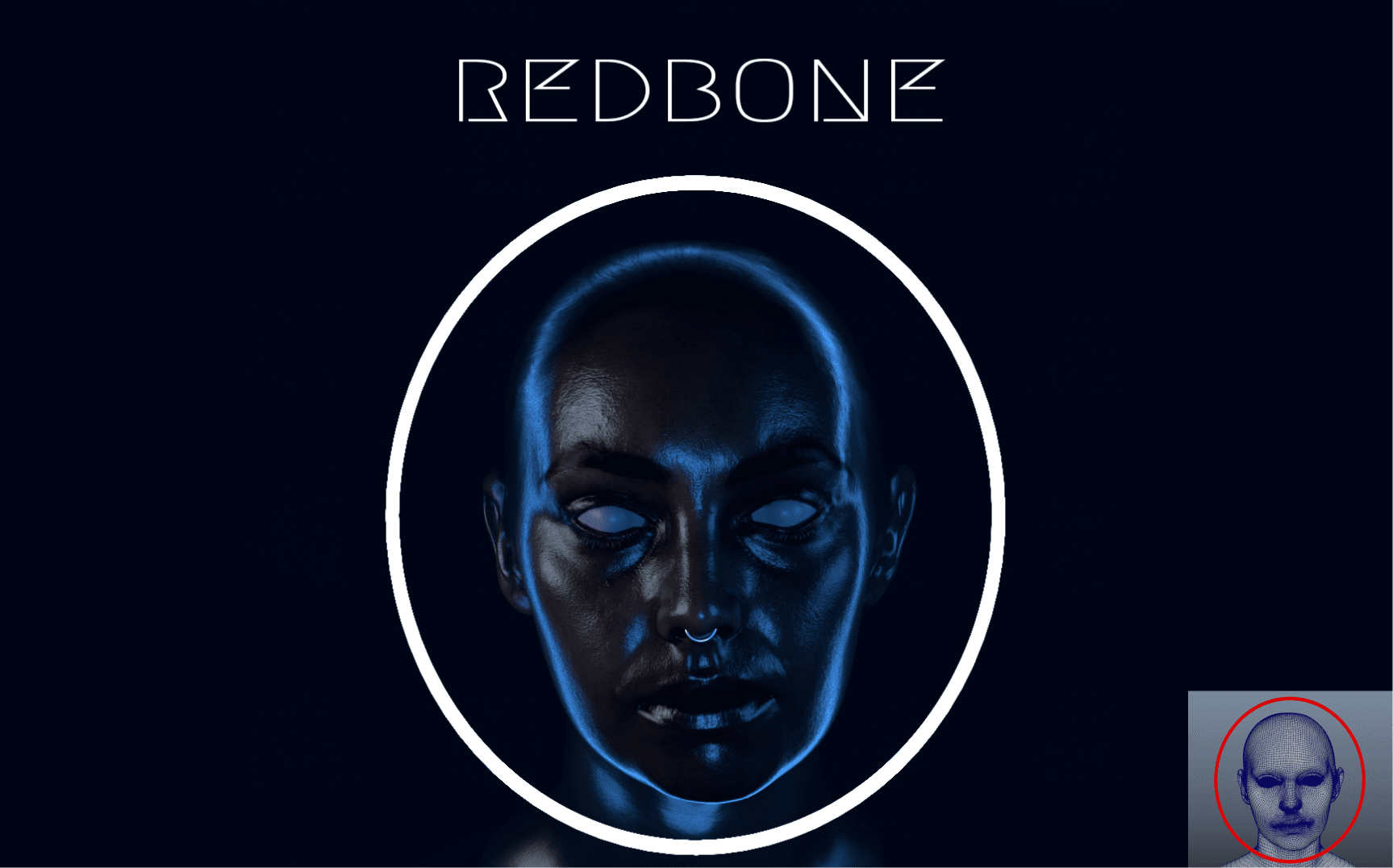 3D recreation of artwork of redbone song by Donald Glover