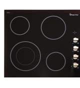 image Magic Chef 24 in Radiant Electric Cooktop in Black with 4 Elements