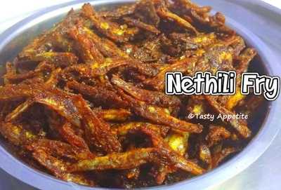 Nethely Fish Nethili Fry | Anchovies Fry | Fried Fish | Tasty Appetite