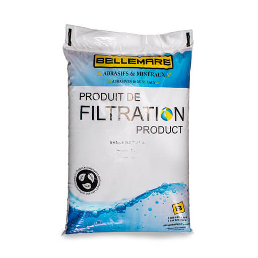 Sable filtration naturel