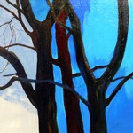 Maris Palgi, Estonia. "Puu". Canvas, acrylic, 40x70cm Maris Palgi, Estonia. "Puu". Canvas, acrylic, 40x70cm
