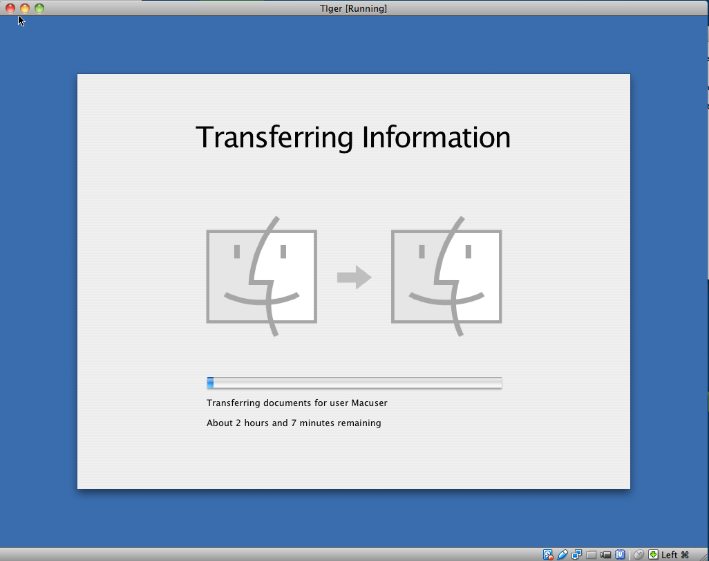 The virtual machine migrating from the real partition