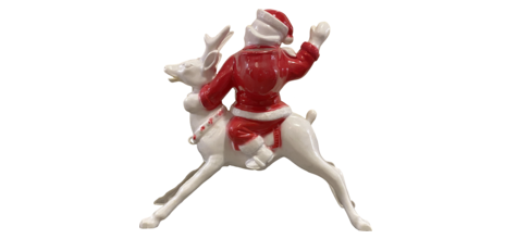 Hi-Ho Santa on Reindeer photo