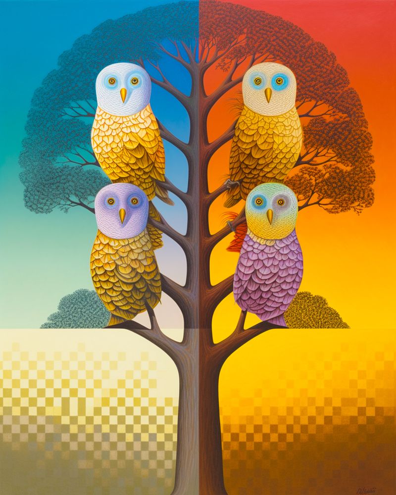 The Four Wise Owls