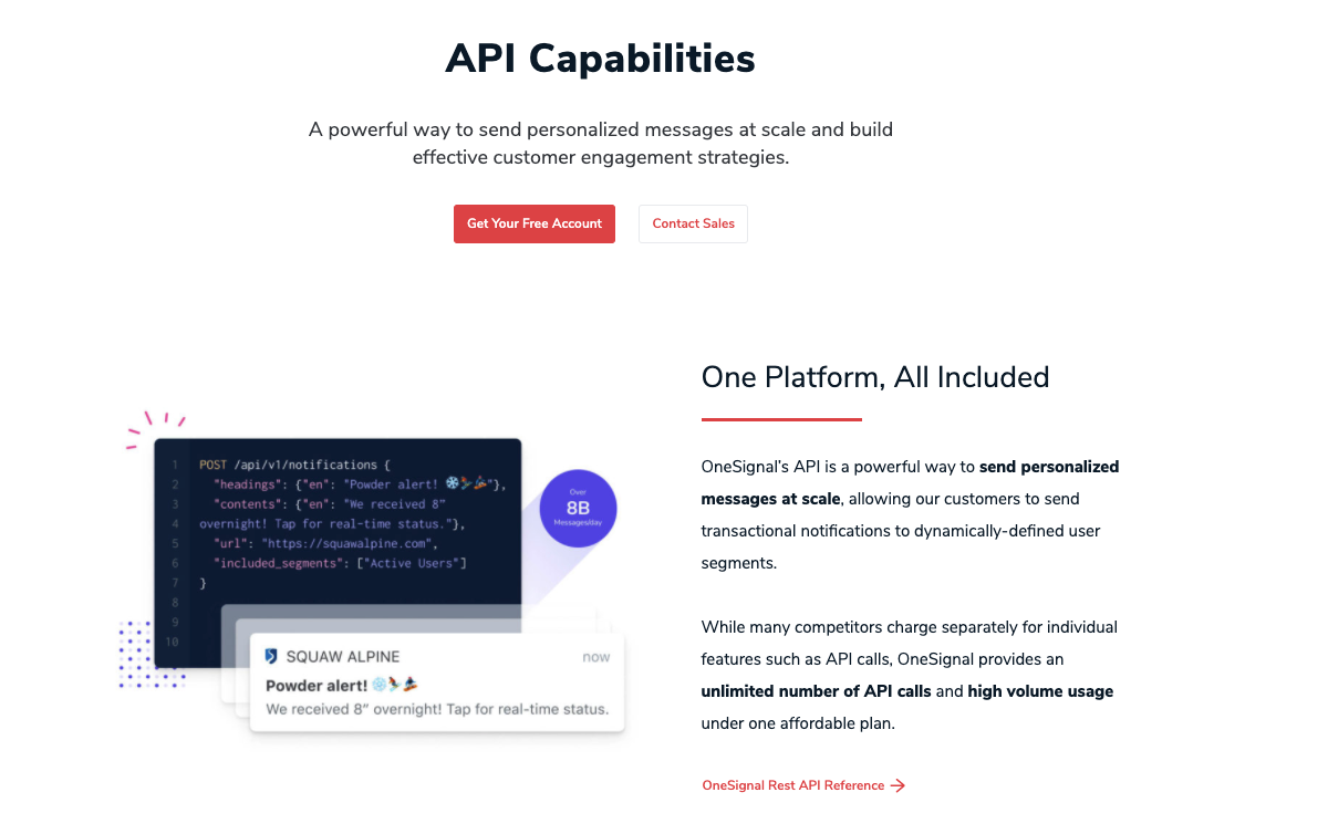 App screenshot for OneSignal 2
