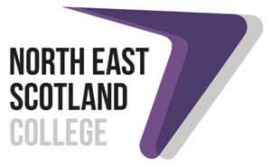 The logo for North East Scotland College in Aberdeen where I studied for a HND in Digital Design which focused on website design and development