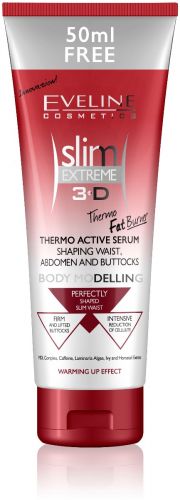 EVELINE Slim Extreme 3D Termo Aktív Alakformáló Szérum derékra, hasra és fenékre 250ml