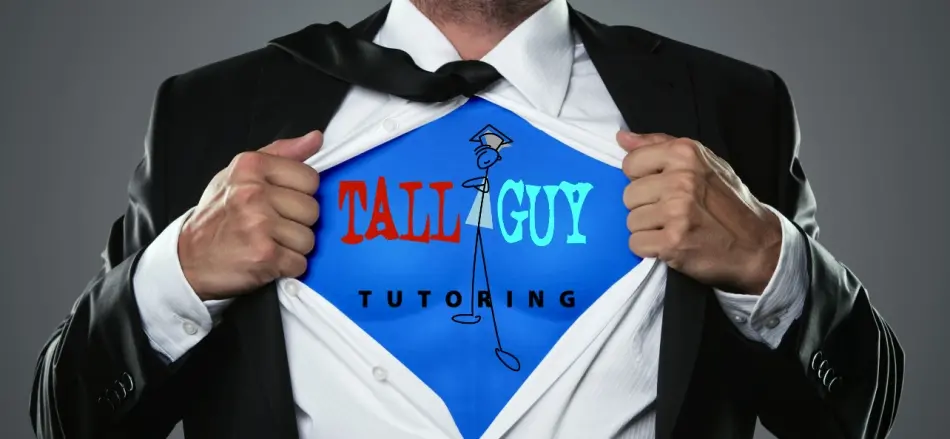 tall guy tutoring logo