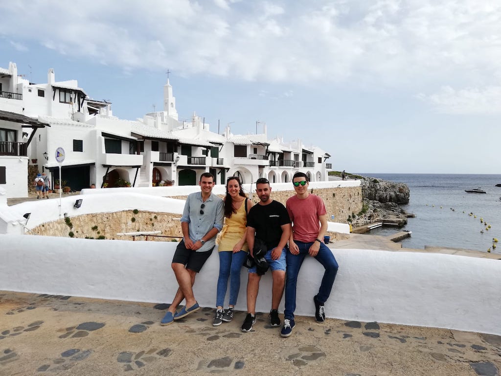 MarsBased team visiting Menorca