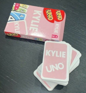 Kylie Jenner Uno Back of Cards