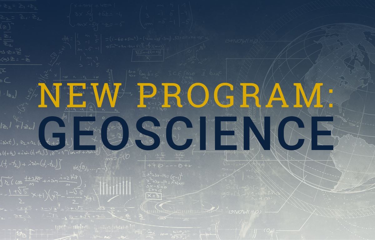 New Program: Geoscience