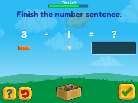 Add and subtract fluently within 10 using brix Math Game