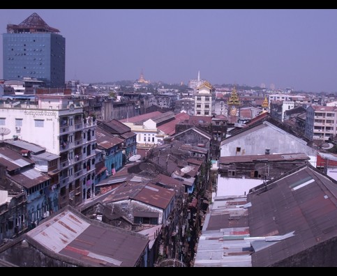 Burma Yangon Buildings 12