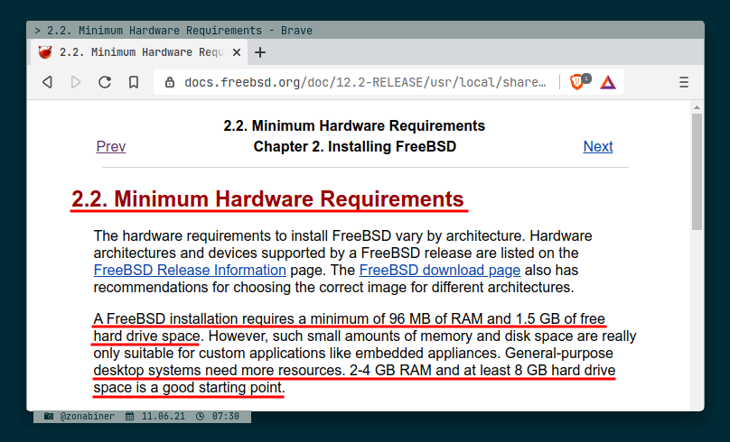 Hardware System Requirements FreeBSD 12.2 Stable Hardware System Requirements FreeBSD 12.2 Stable
