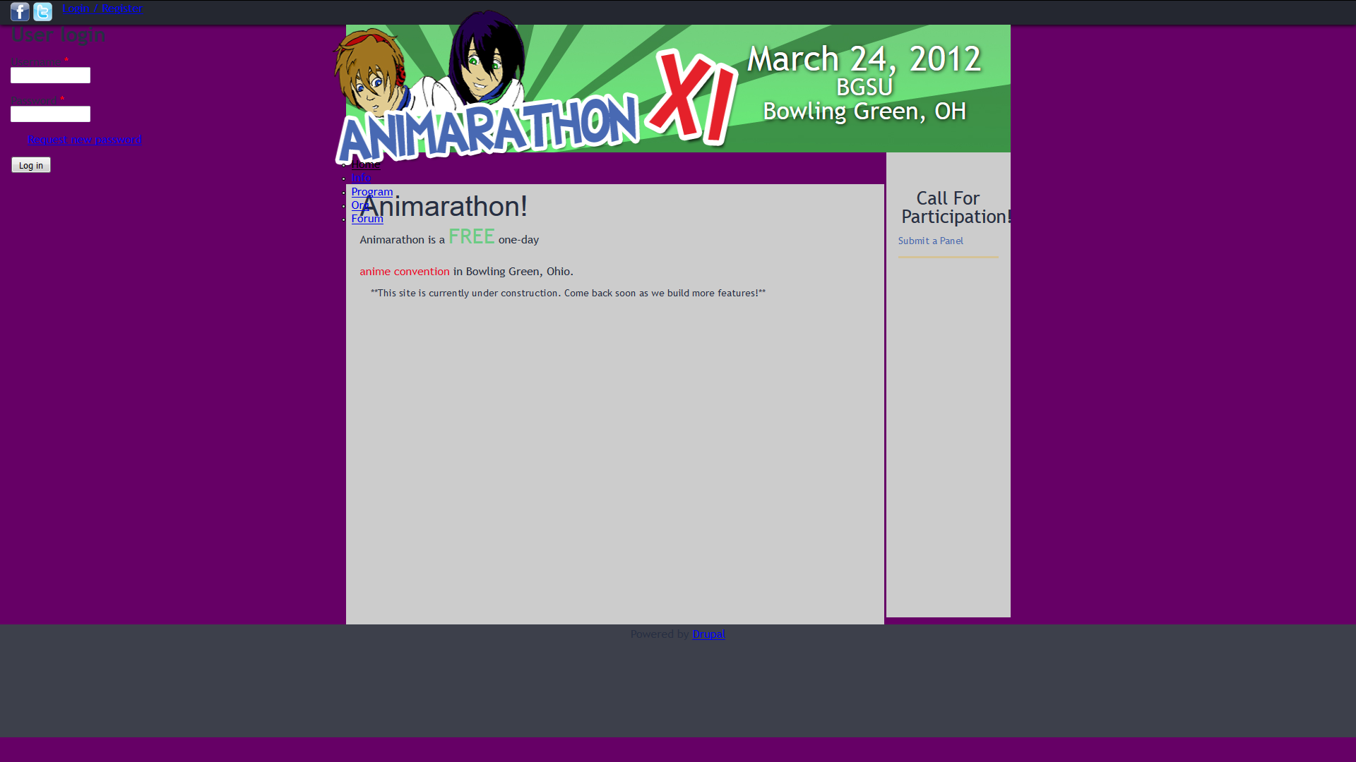 The Animarathon Website.