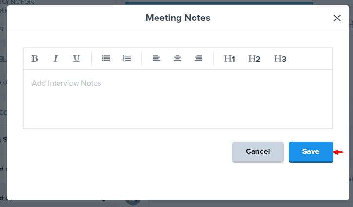 Meeting notes