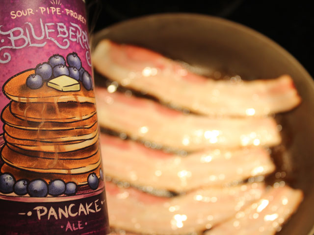 Vitamin Sea Brewing's Blueberry Pancake Ale, a breakfast beer if there ever was one