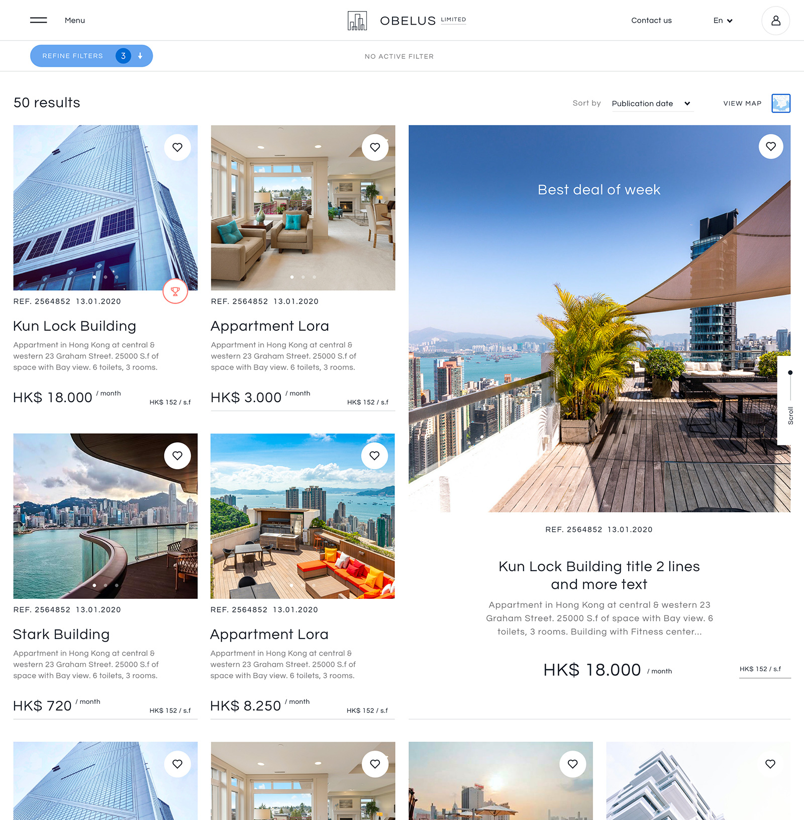 Grid view