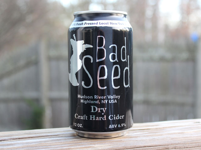 Dry, a Craft Hard Cider brewed by Bad Seed Cider Company