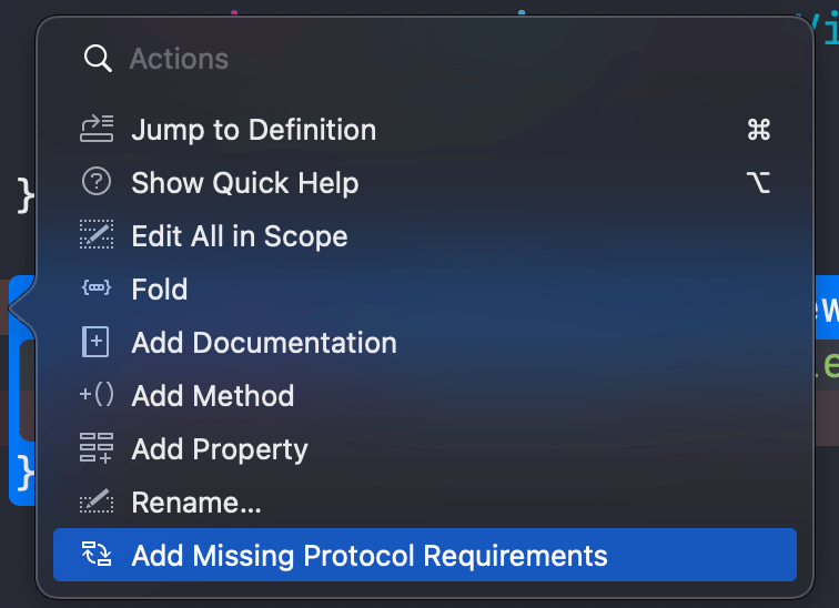 Add missing protocol requirements.