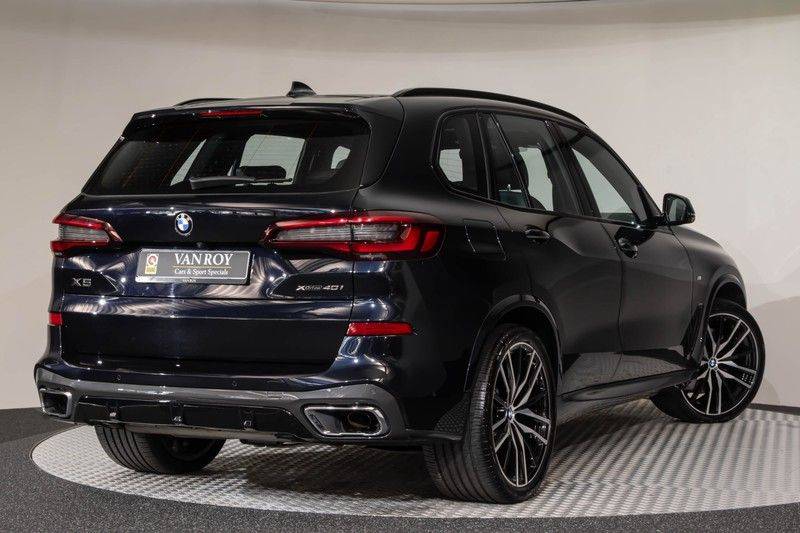 BMW X5 M40i xDrive 340pk Panoramadak VirtualCockpit ShadowLine Sportleder+Memory Head-Up Hifi Luchtvering ACC Laserlicht AmbientLight Keyless Sportuitlaat 22” 360Camera ParkAssist Pdc afbeelding 12