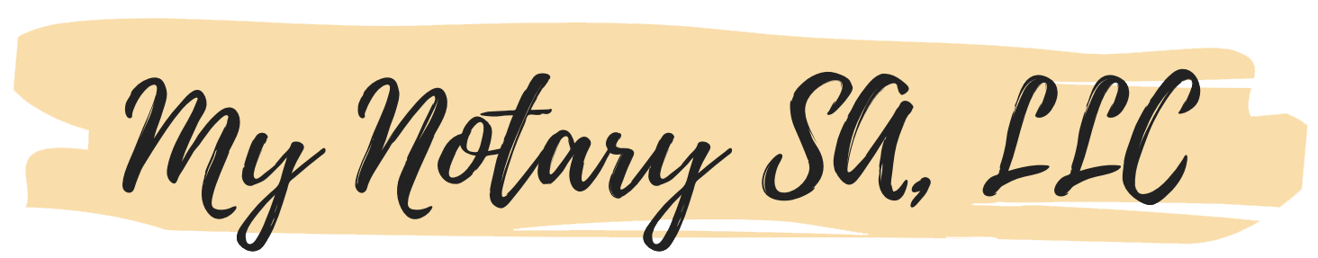 My Notary SA, LLC - logo