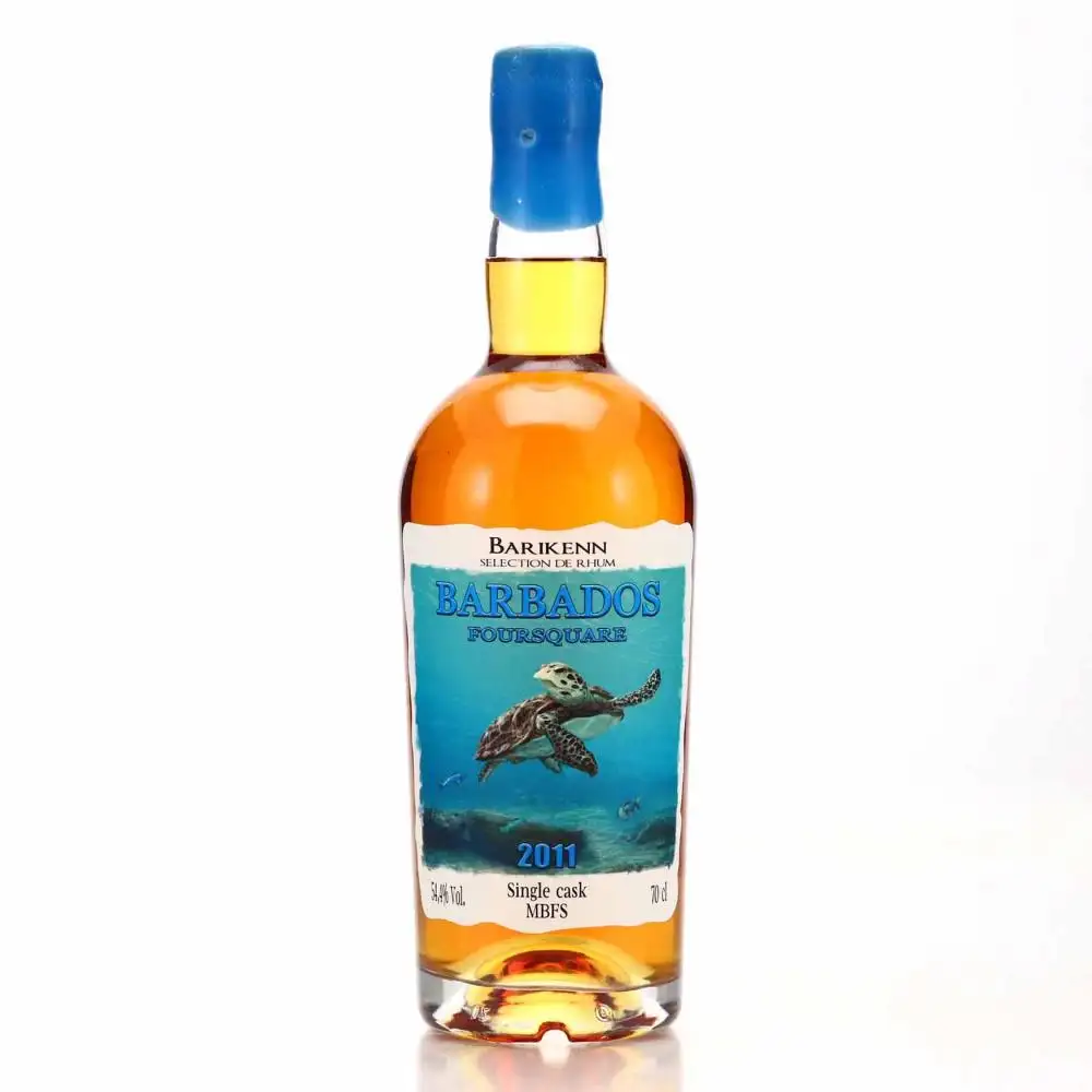 Image of the front of the bottle of the rum Barbados MBFS