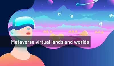 Metaverse virtual lands and worlds