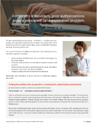 A Technology-Driven Approach to Prior Authorization Transformation: How Payers & Providers Can Innovate Together Left