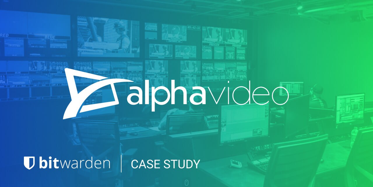 Alpha Video Selects Bitwarden for Centralized Password Management