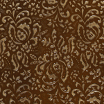 Damask embossed leather with hand-wipe finish. Custom colored and finished to your specification in 2-4 weeks.