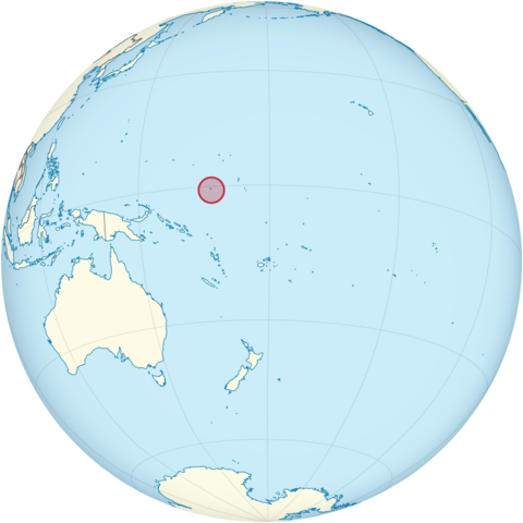 Nauru map
