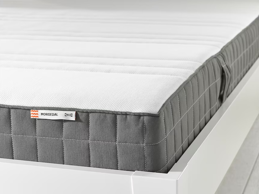 morgedal foam mattress medium firm dark gray reviews