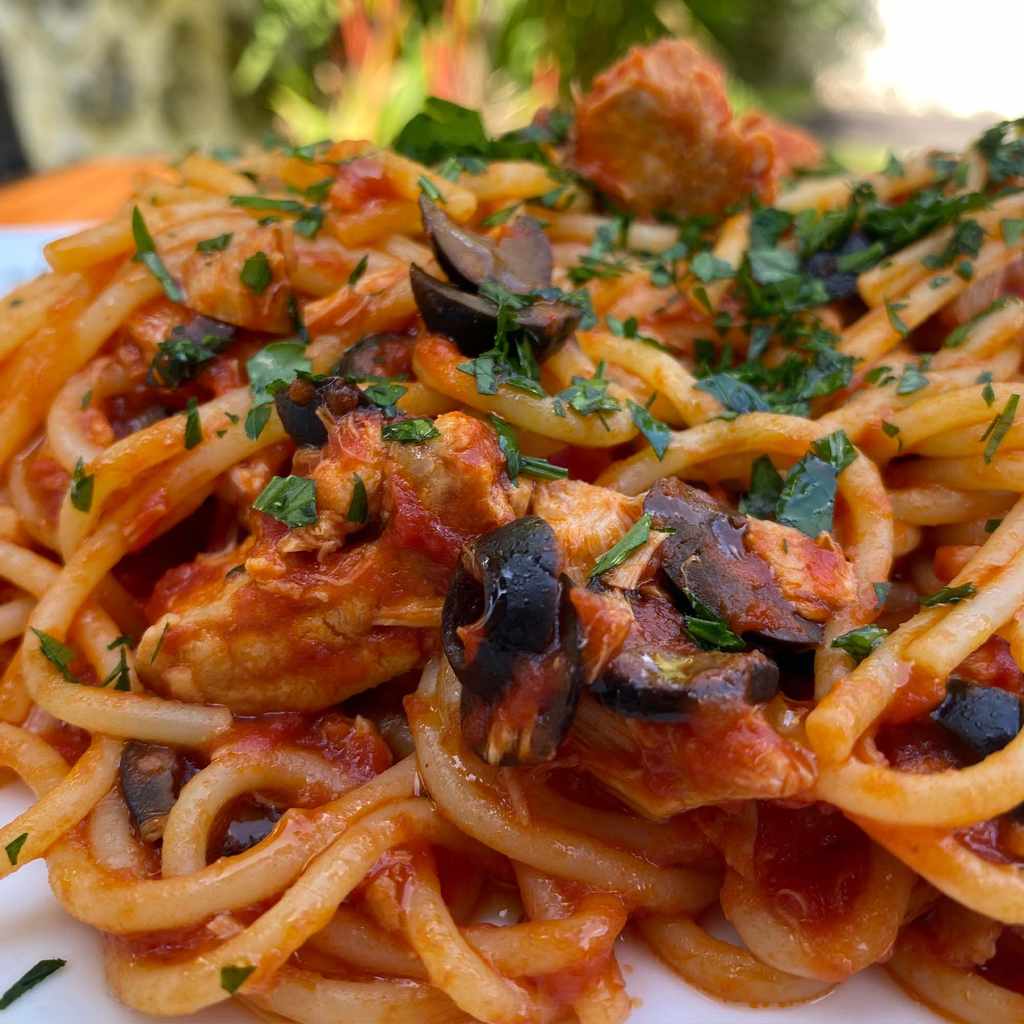 pasta: spaghetti tonno