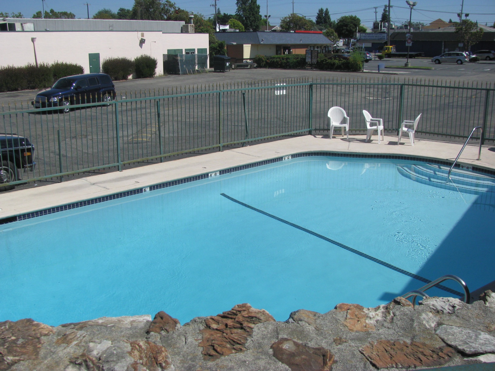 Our motel pool