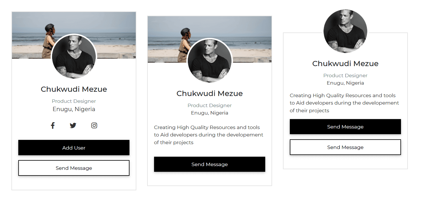 Angular Bootstrap Card Component