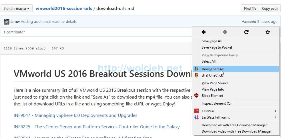 How to download all VMworld 2016 US sessions - 1