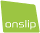 Logo för system Onslip molnbaserade kassasystem