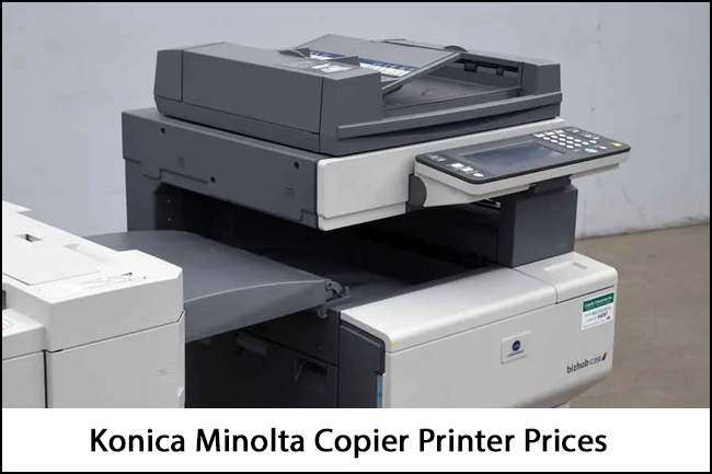 Konica Minolta Copier Printer Prices