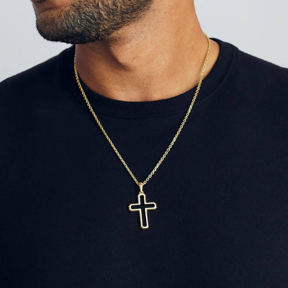 The Covenant Pendant Necklace | Solid Gold Men's Chain + Pendant | JAXXON