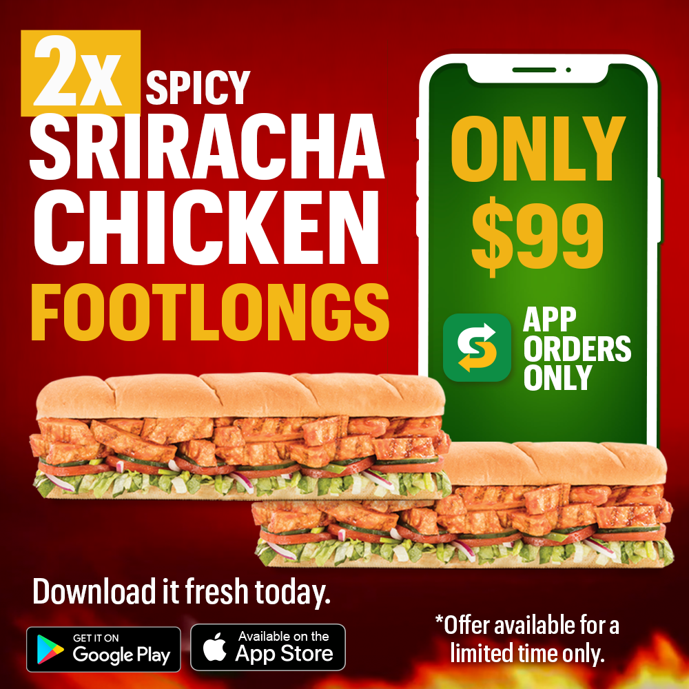 Sriracha Chicken APP OFFER